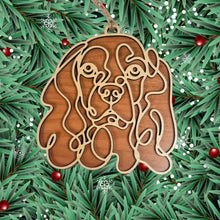 Load image into Gallery viewer, Wooden Dog Ornament