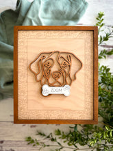 Load image into Gallery viewer, Wooden Dog Ornament