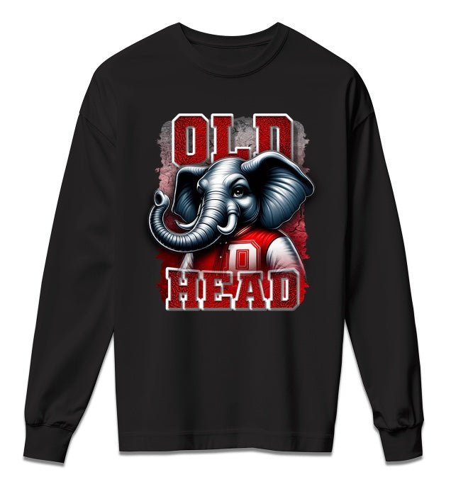 OLD HEAD Elephant Tee - Long Sleeve