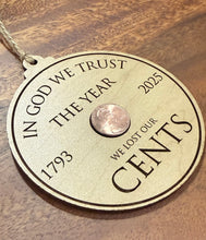 Load image into Gallery viewer, Penny Ornament
