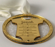 Load image into Gallery viewer, Personalized Baby&#39;s First Christmas Ornament – Custom Keepsake Gift
