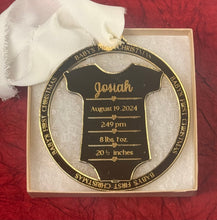 Load image into Gallery viewer, Personalized Baby&#39;s First Christmas Ornament – Custom Keepsake Gift
