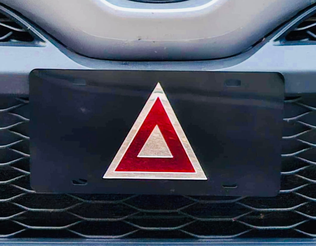 Pyramid Acrylic License Plate