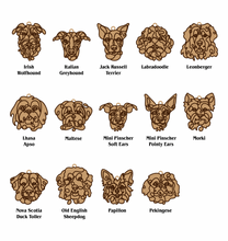 Load image into Gallery viewer, Wooden Dog Ornament
