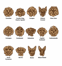 Load image into Gallery viewer, Wooden Dog Ornament
