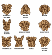 Load image into Gallery viewer, Wooden Dog Ornament

