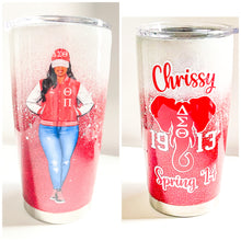 Load image into Gallery viewer, Diva Sorority Girl Tumbler
