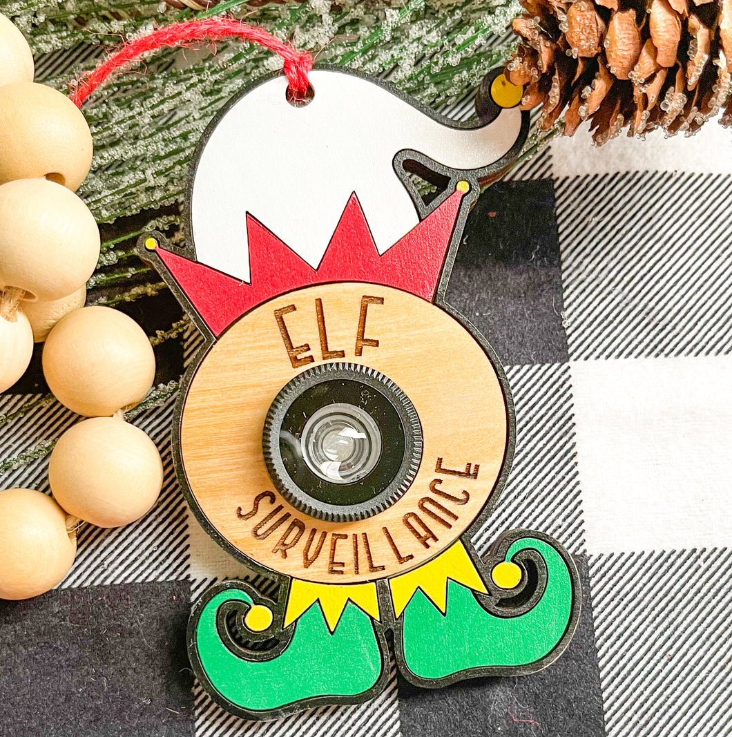 Elf Surveillance Ornament