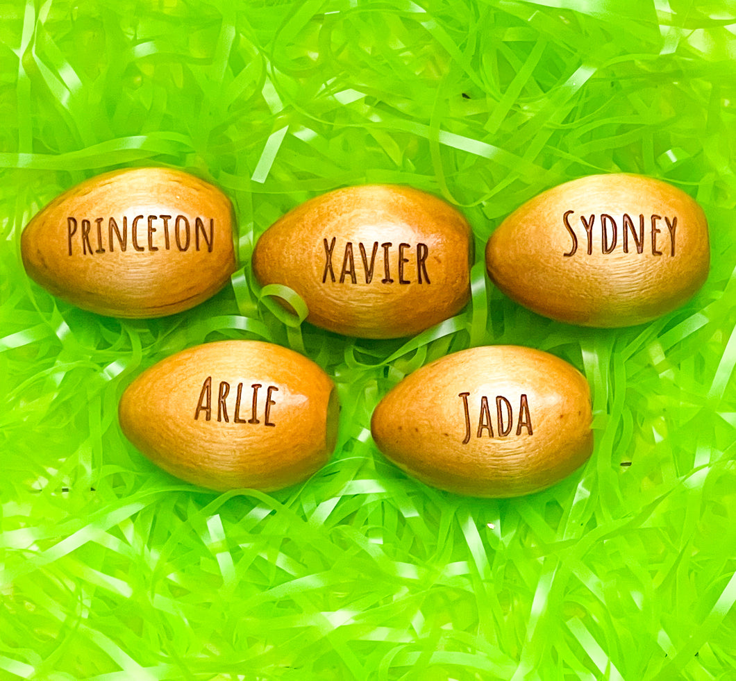 Wooden Easter Eggs