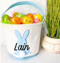 Load image into Gallery viewer, Blue Bunny Easter Basket
