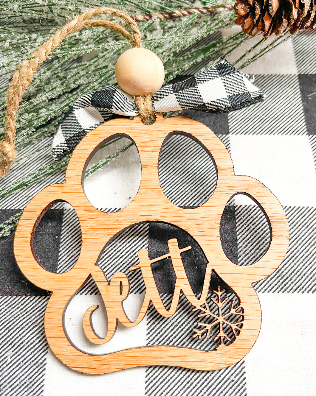 Pet Name Ornament